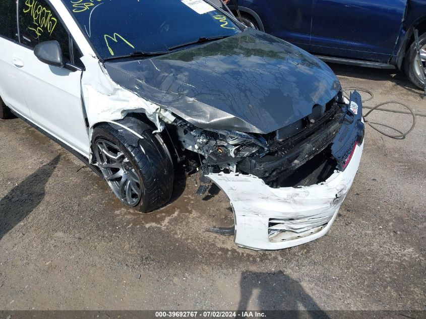 2016 VOLKSWAGEN GOLF GTI AUTOBAHN W/PERFORMANCE PACKAGE 4-DOOR - 3VW447AU4GM006677