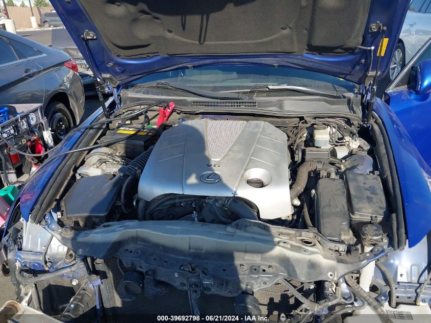 2011 Lexus Is 350 VIN: JTHBE5C25B5026831 Lot: 39692798