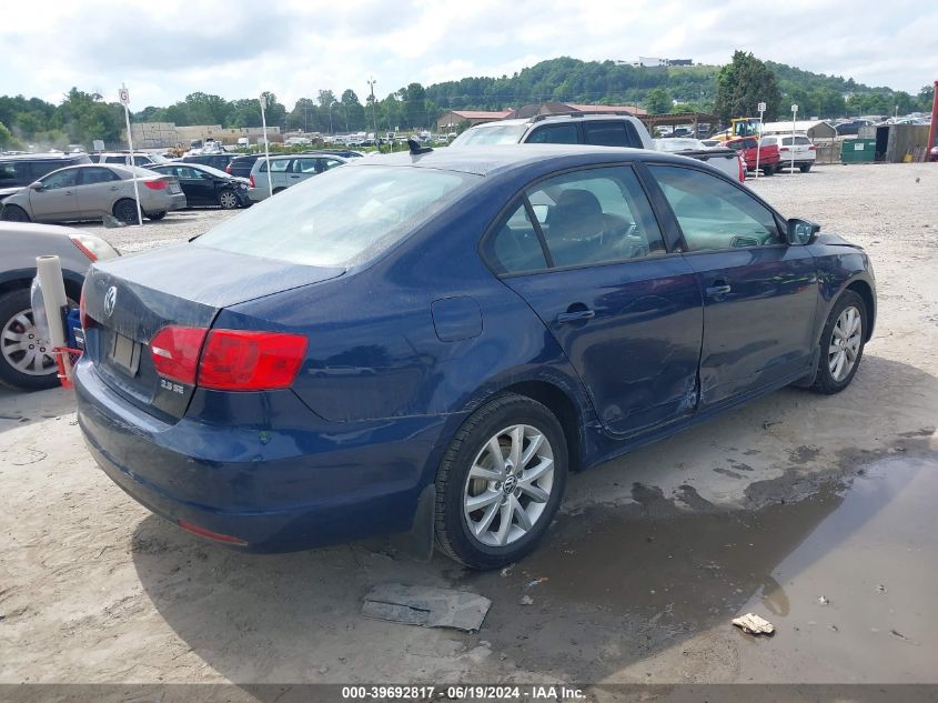 2012 Volkswagen Jetta Se VIN: 3VWDX7AJ8CM303300 Lot: 39692817