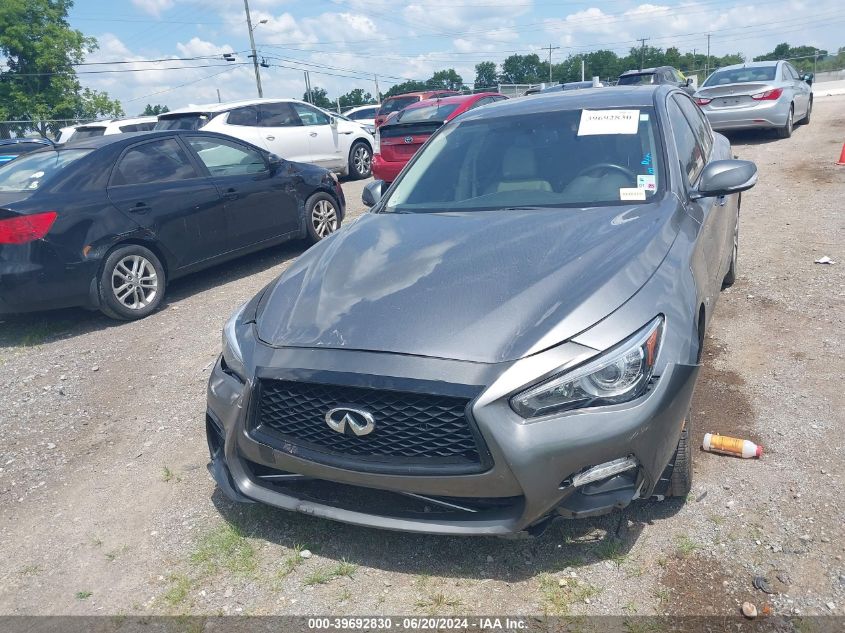 2018 Infiniti Q50 Luxe/Sport VIN: JN1EV7AP4JM591202 Lot: 39692830