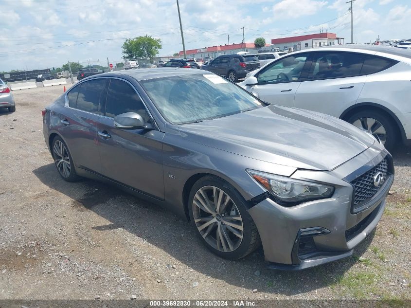 2018 Infiniti Q50 Luxe/Sport VIN: JN1EV7AP4JM591202 Lot: 39692830