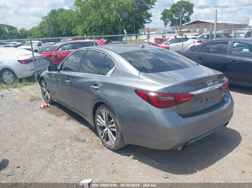 2018 Infiniti Q50 Luxe/Sport VIN: JN1EV7AP4JM591202 Lot: 39692830