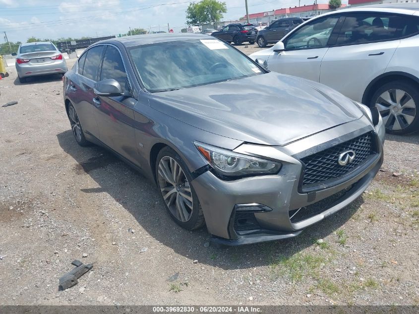 2018 Infiniti Q50 Luxe/Sport VIN: JN1EV7AP4JM591202 Lot: 39692830