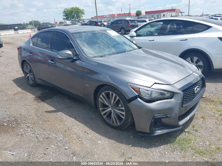 2018 Infiniti Q50 Luxe/Sport VIN: JN1EV7AP4JM591202 Lot: 39692830