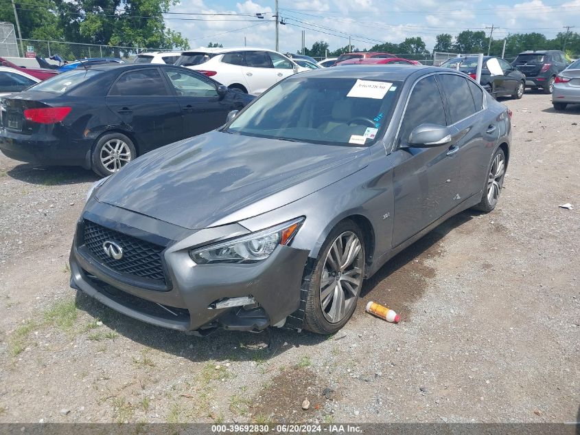 2018 Infiniti Q50 Luxe/Sport VIN: JN1EV7AP4JM591202 Lot: 39692830