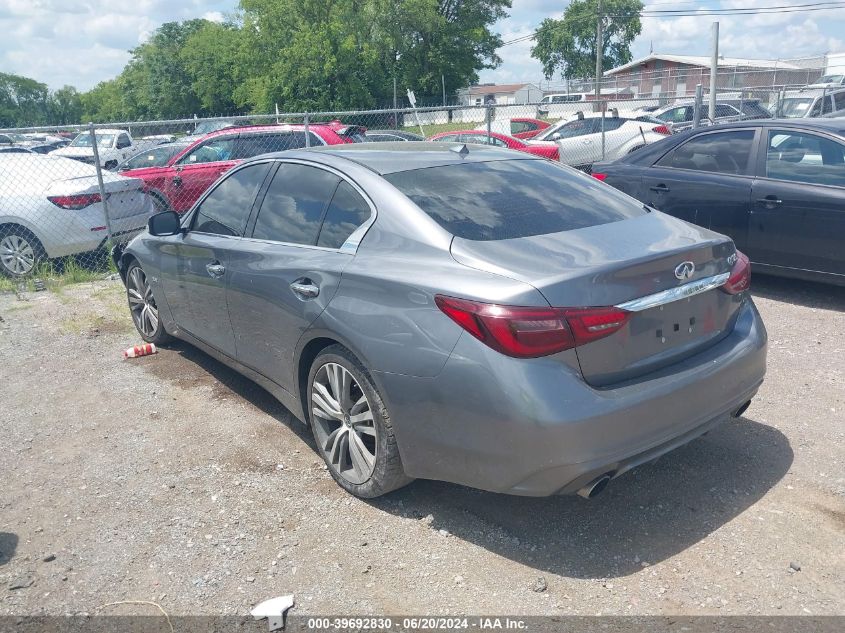 2018 Infiniti Q50 Luxe/Sport VIN: JN1EV7AP4JM591202 Lot: 39692830