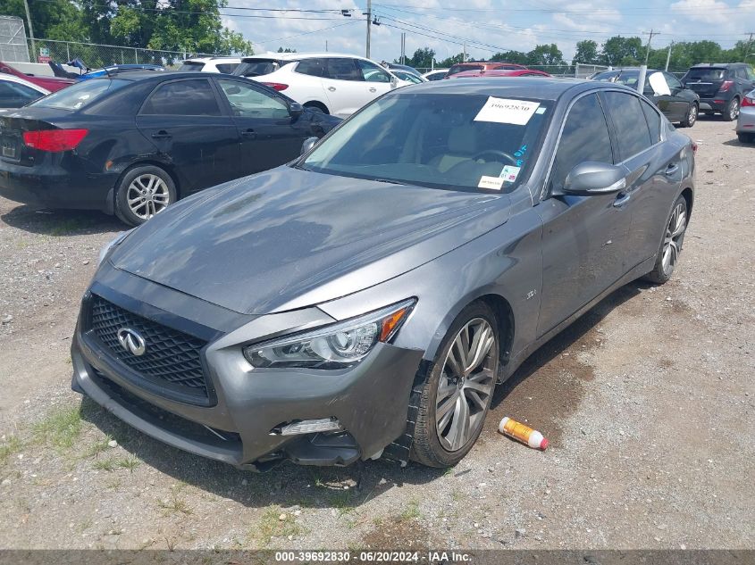 2018 Infiniti Q50 Luxe/Sport VIN: JN1EV7AP4JM591202 Lot: 39692830