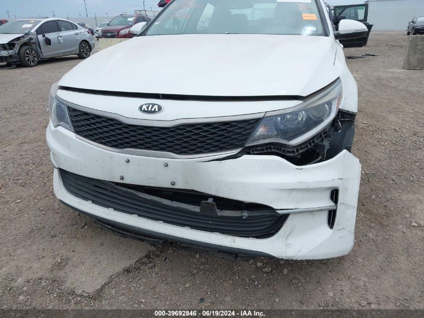 2018 Kia Optima Lx VIN: 5XXGT4L34JG195376 Lot: 39692846