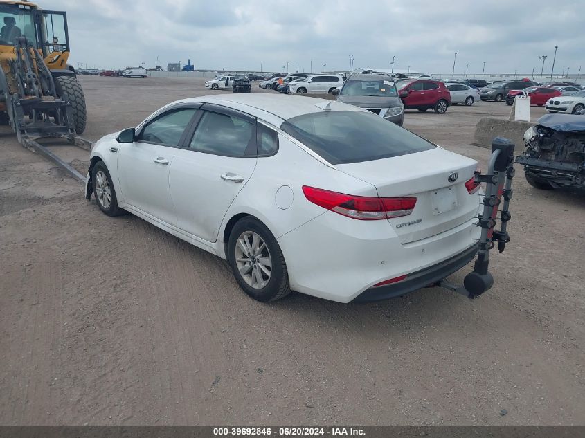 2018 Kia Optima Lx VIN: 5XXGT4L34JG195376 Lot: 39692846