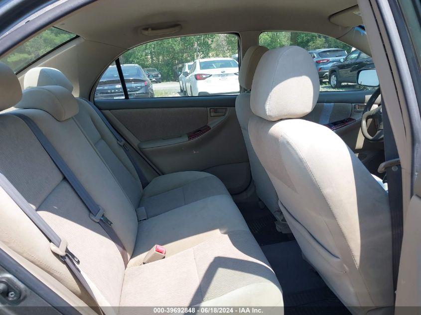 2008 Toyota Corolla Le VIN: 2T1BR32E88C929654 Lot: 39692848