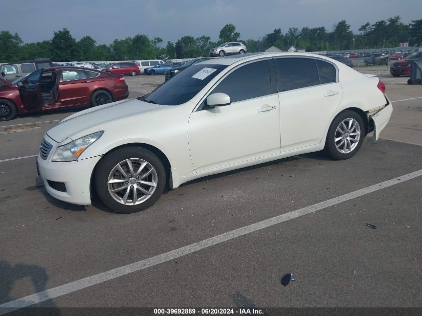 2008 Infiniti G35X VIN: JNKBV61F58M252927 Lot: 39692889