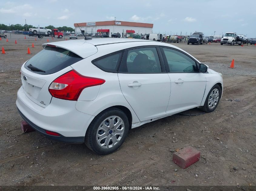 2012 Ford Focus Se VIN: 1FAHP3K2XCL470821 Lot: 39692905