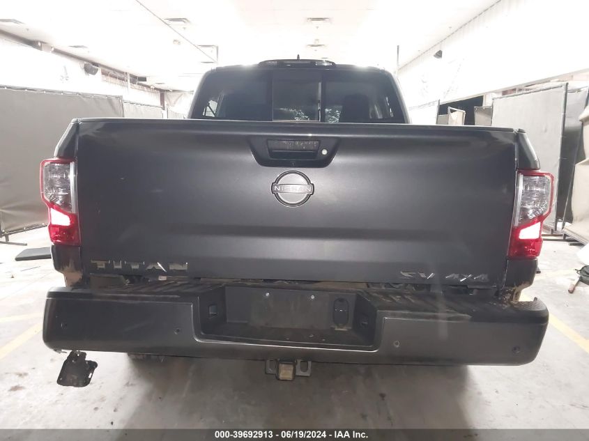 2023 Nissan Titan Sv 4X4 VIN: 1N6AA1ECXPN108971 Lot: 39692913