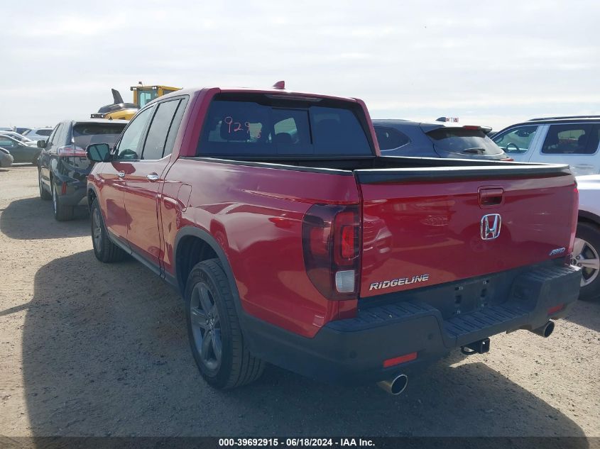 2023 Honda Ridgeline Rtl-E VIN: 5FPYK3F72PB008901 Lot: 39692915