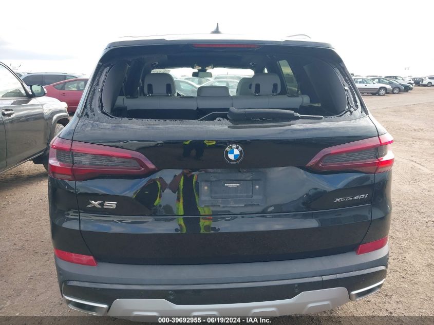 2023 BMW X5 xDrive40I VIN: 5UXCR6C06P9N92235 Lot: 39692955