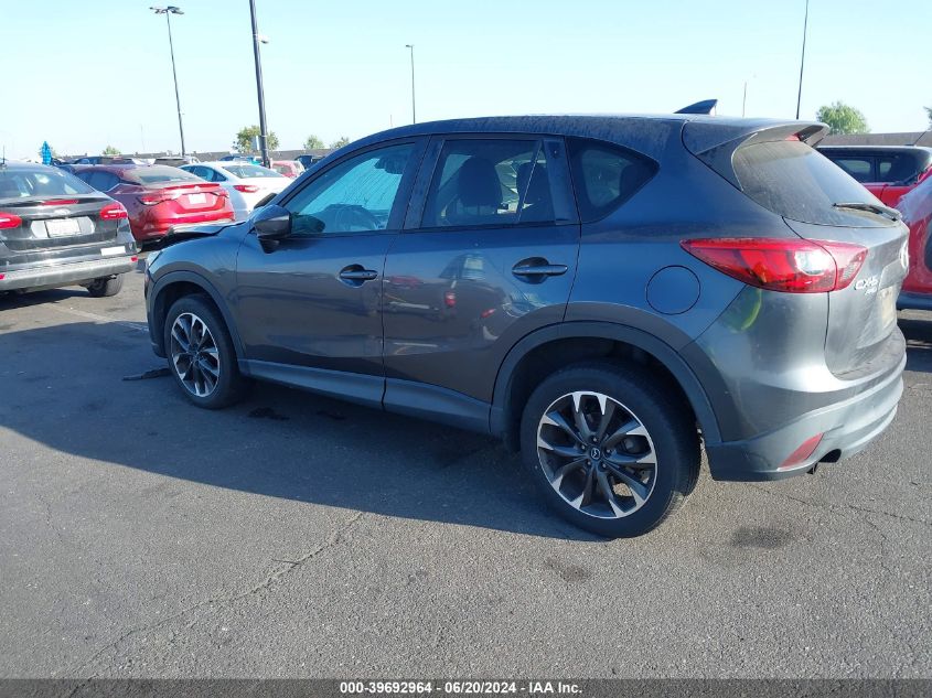 2016 Mazda Cx-5 Grand Touring VIN: JM3KE4DY8G0806588 Lot: 39692964