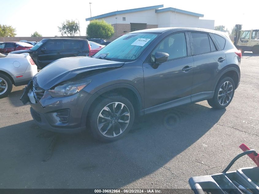 2016 Mazda Cx-5 Grand Touring VIN: JM3KE4DY8G0806588 Lot: 39692964