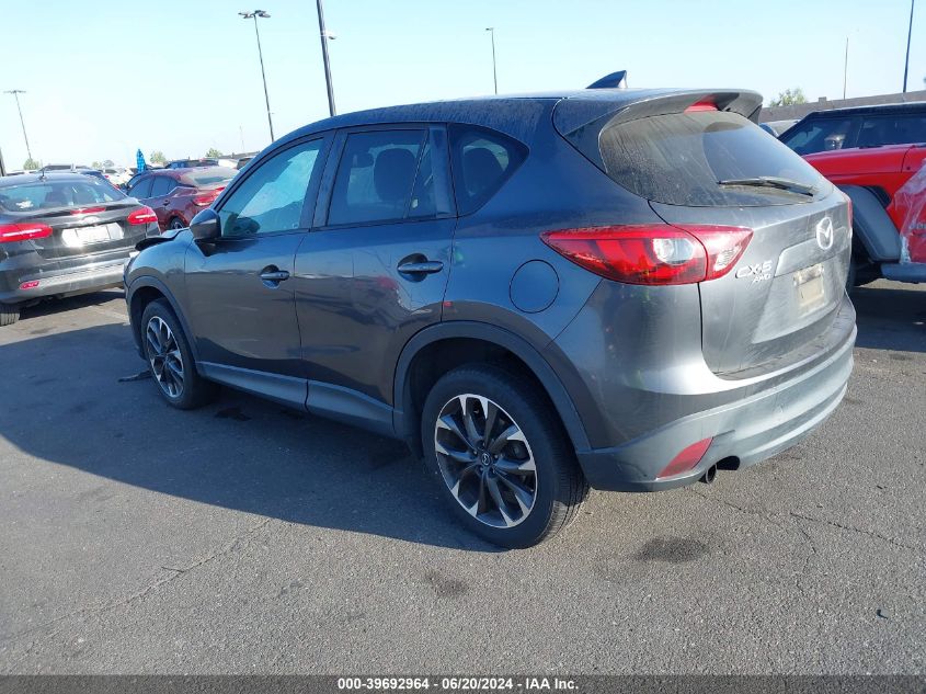 2016 Mazda Cx-5 Grand Touring VIN: JM3KE4DY8G0806588 Lot: 39692964