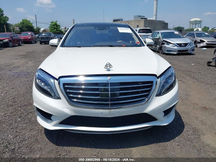 2015 Mercedes-Benz S 550 4Matic VIN: WDDUG8FB9FA180964 Lot: 39692966