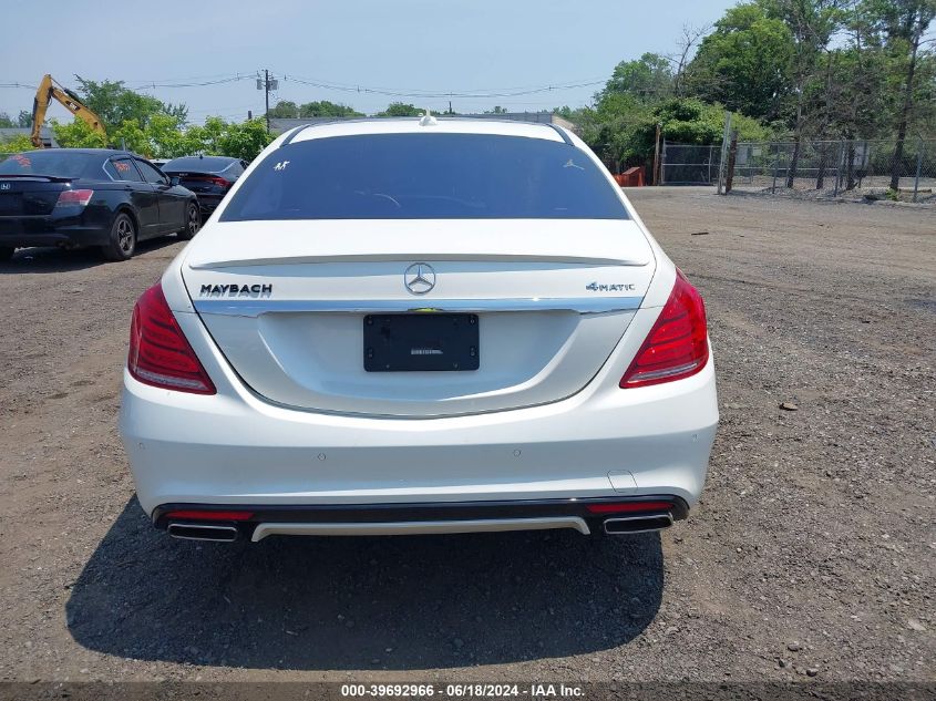 2015 Mercedes-Benz S 550 4Matic VIN: WDDUG8FB9FA180964 Lot: 39692966