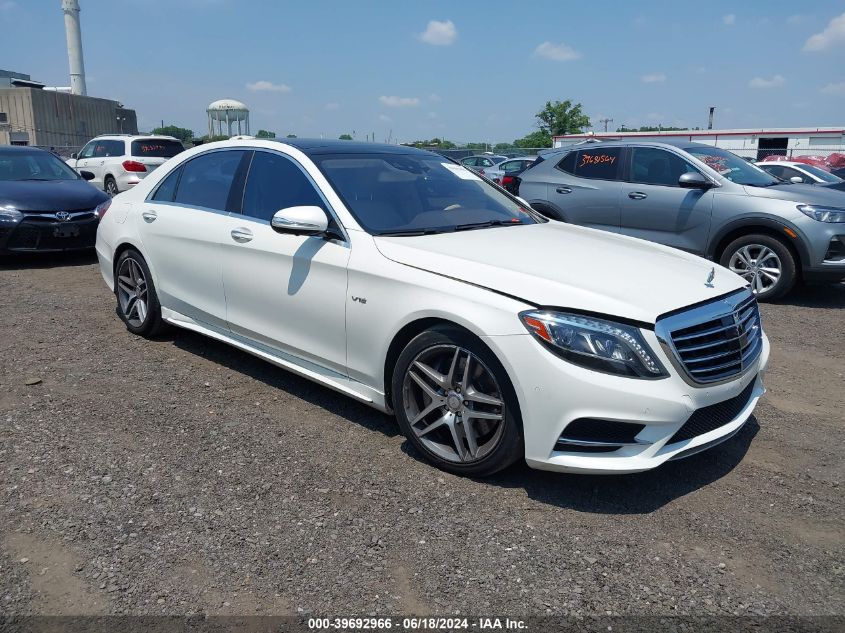 2015 Mercedes-Benz S 550 4Matic VIN: WDDUG8FB9FA180964 Lot: 39692966