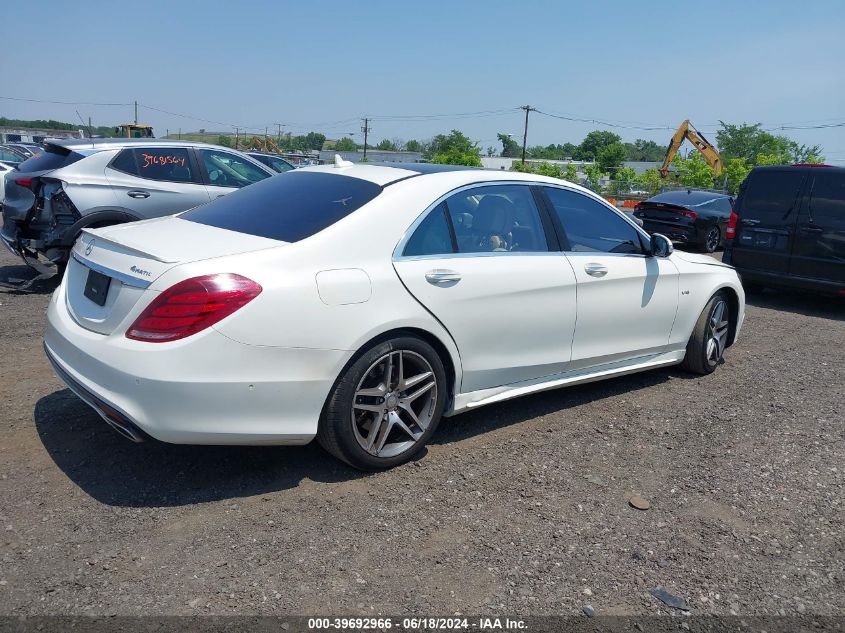 2015 Mercedes-Benz S 550 4Matic VIN: WDDUG8FB9FA180964 Lot: 39692966