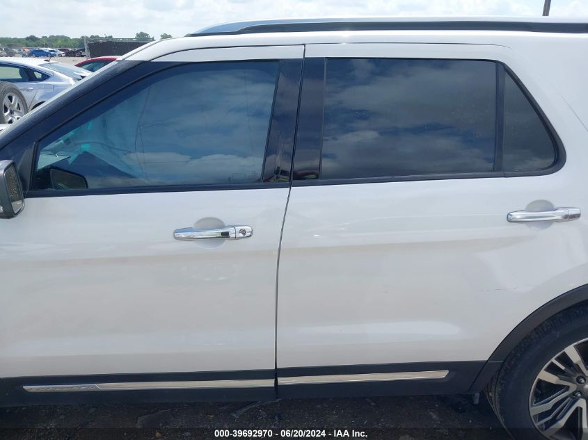 2016 Ford Explorer Platinum VIN: 1FM5K8HT1GGB51469 Lot: 39692970