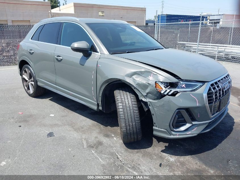 2019 AUDI Q3 2.0T S LINE PREMIUM - WA1EECF31K1074996