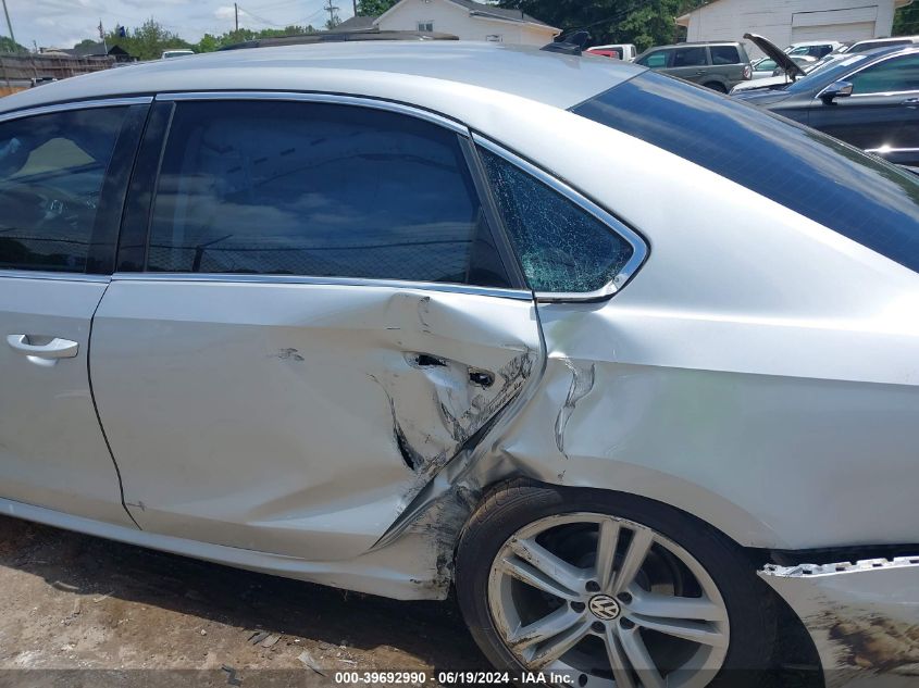 2015 Volkswagen Passat 2.0L Tdi Se VIN: 1VWBV7A30FC095417 Lot: 39692990