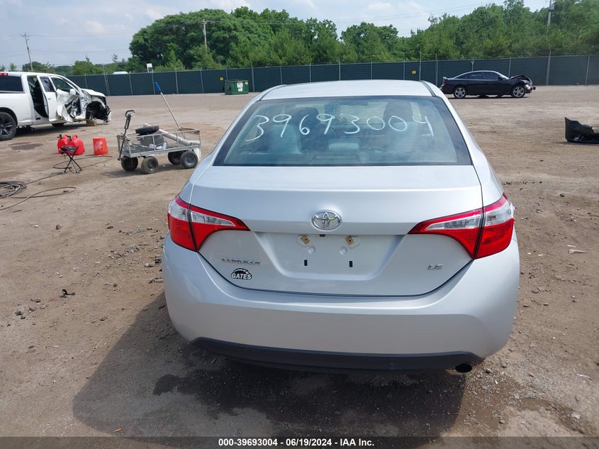 2016 TOYOTA COROLLA LE - 2T1BURHE6GC669942