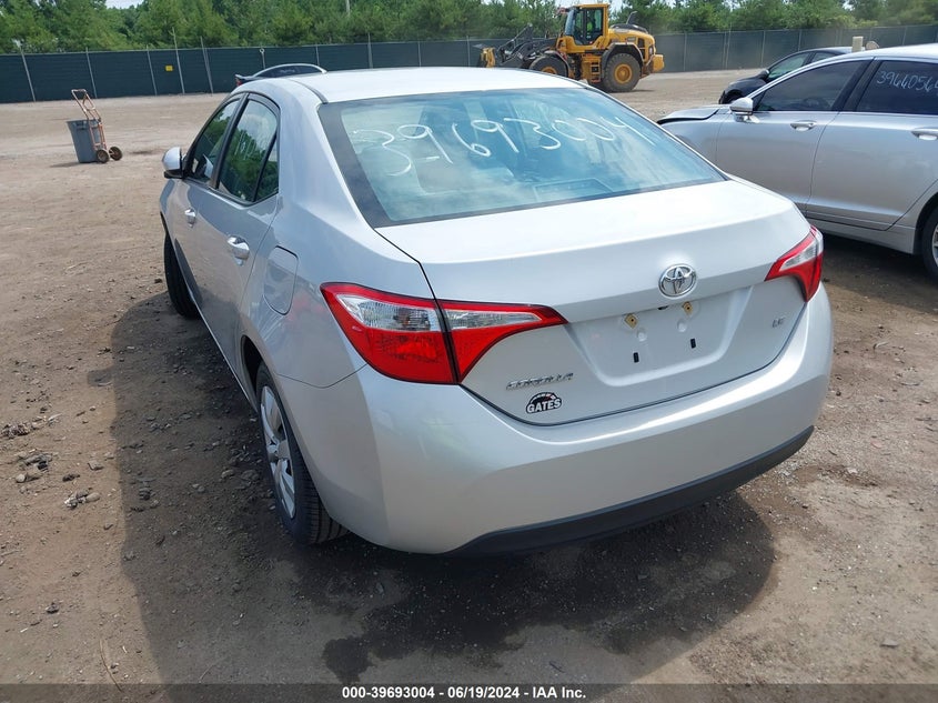 2016 TOYOTA COROLLA LE - 2T1BURHE6GC669942