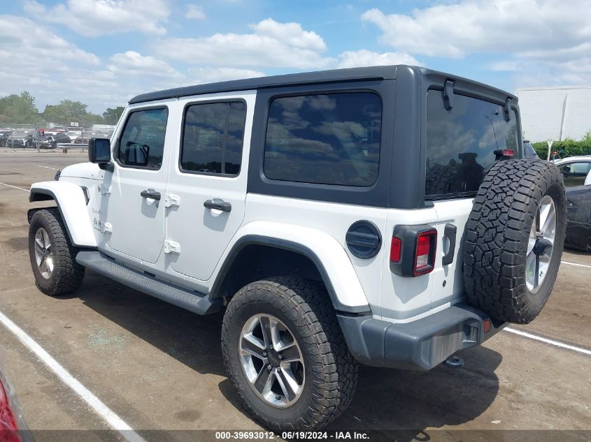 2019 Jeep Wrangler Unlimited Sahara 4X4 VIN: 1C4HJXEG1KW527821 Lot: 39693012