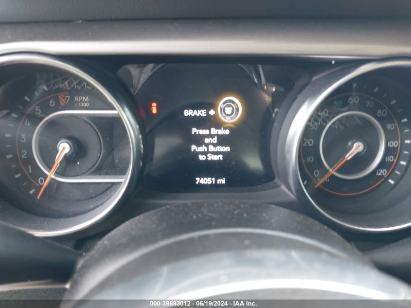 2019 Jeep Wrangler Unlimited Sahara 4X4 VIN: 1C4HJXEG1KW527821 Lot: 39693012