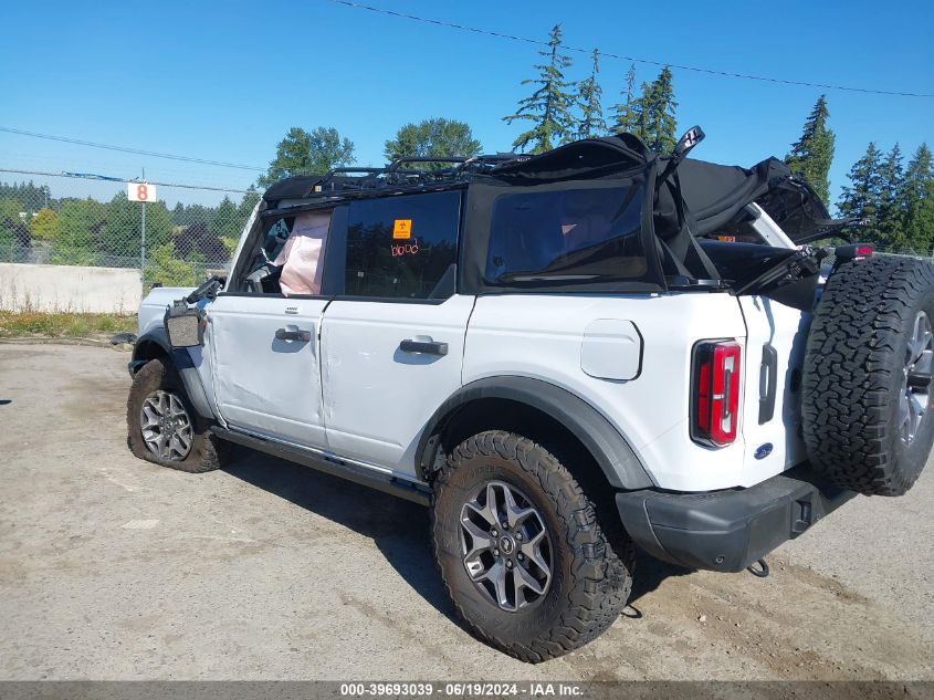 2023 Ford Bronco Big Bend/Black Diamond/Outer Banks/Badlands/Wildtrak/Everglades VIN: 1FMEE5DP2PLB89119 Lot: 39693039