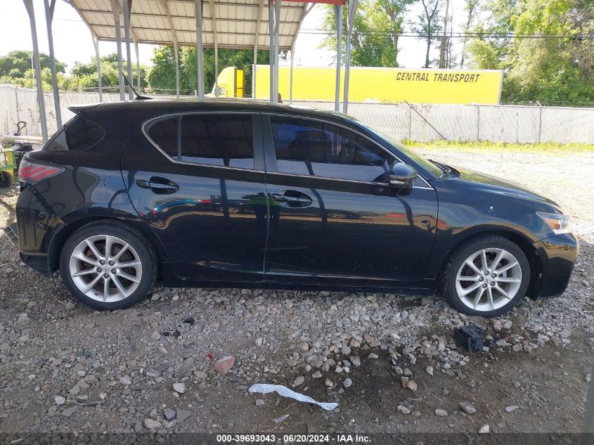 2013 Lexus Ct 200H VIN: JTHKD5BH2D2167448 Lot: 39693043