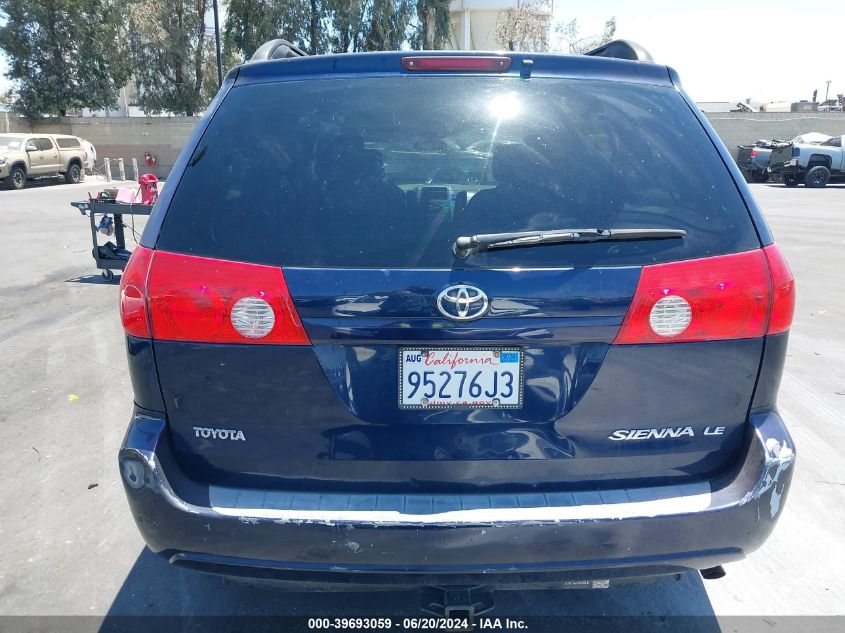 2007 Toyota Sienna Le VIN: 5TDZK23C17S062792 Lot: 39693059