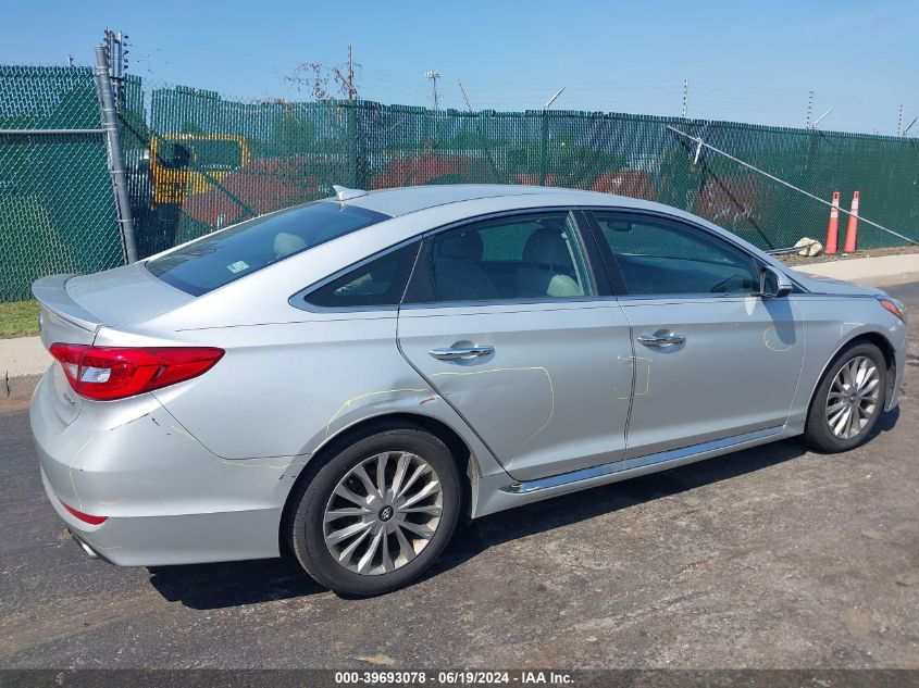 2015 Hyundai Sonata Limited VIN: 5NPE34AF1FH042597 Lot: 39693078