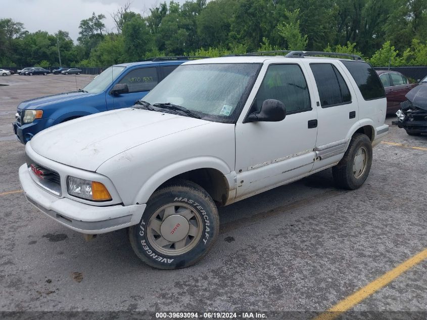 1997 GMC Jimmy Sls VIN: 1GKCS13W0V2511124 Lot: 39693094