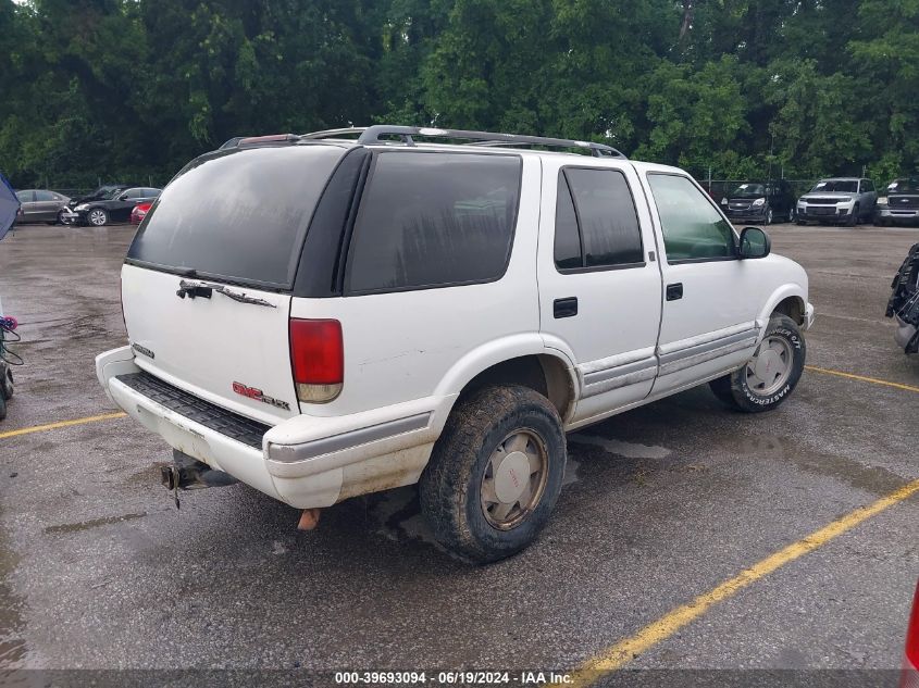 1997 GMC Jimmy Sls VIN: 1GKCS13W0V2511124 Lot: 39693094