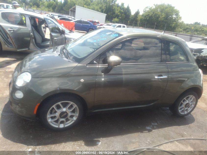 2013 Fiat 500 Pop VIN: 3C3CFFARXDT745640 Lot: 39693102