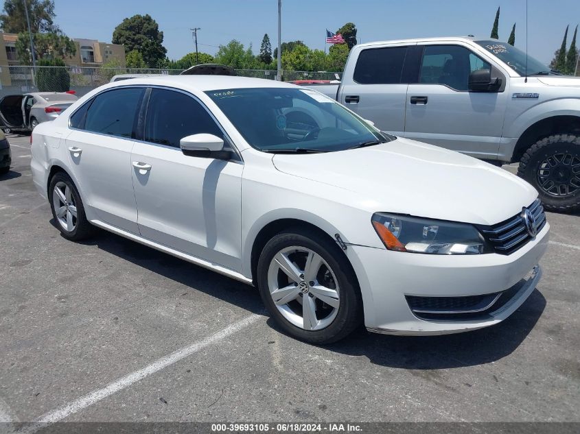 2013 Volkswagen Passat 2.5L Se VIN: 1VWBP7A36DC033558 Lot: 39693105