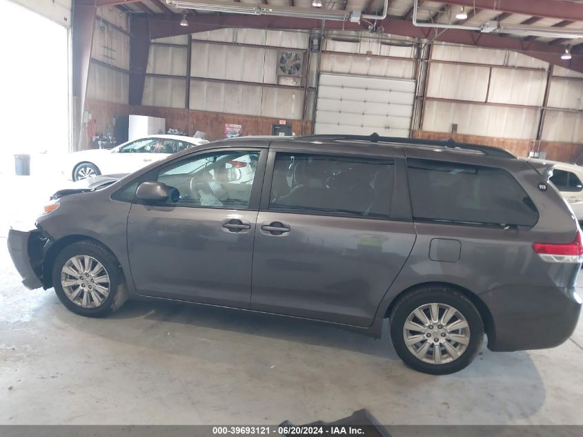 2013 Toyota Sienna Le VIN: 5TDJK3DC2DS049451 Lot: 39693121