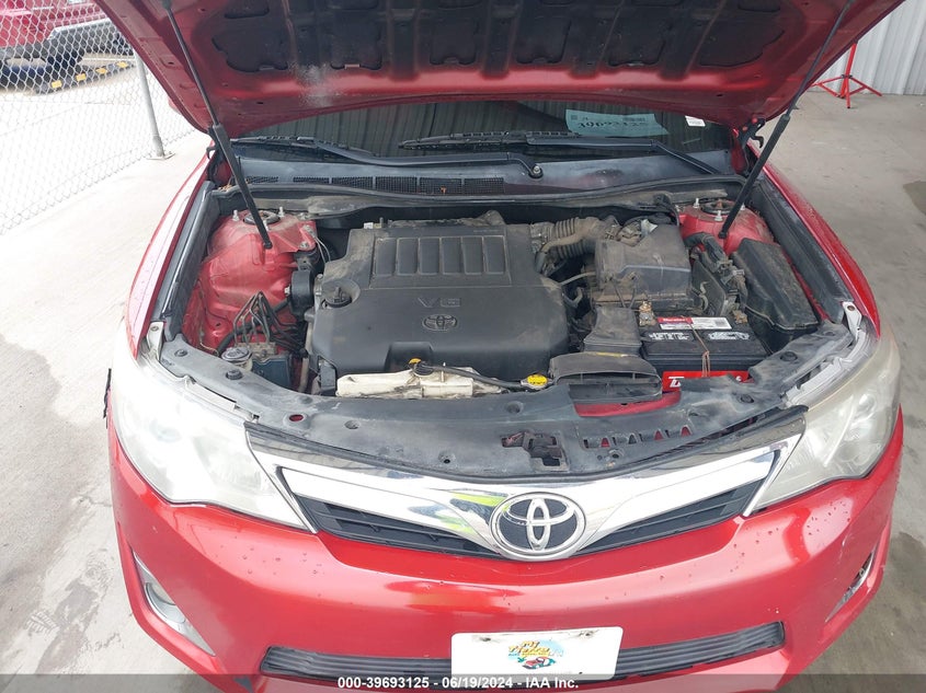 2012 Toyota Camry Se/Xle VIN: 4T1BK1FK3CU522146 Lot: 39693125