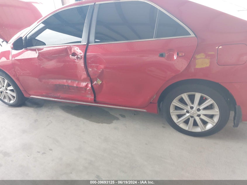 2012 Toyota Camry Se/Xle VIN: 4T1BK1FK3CU522146 Lot: 39693125