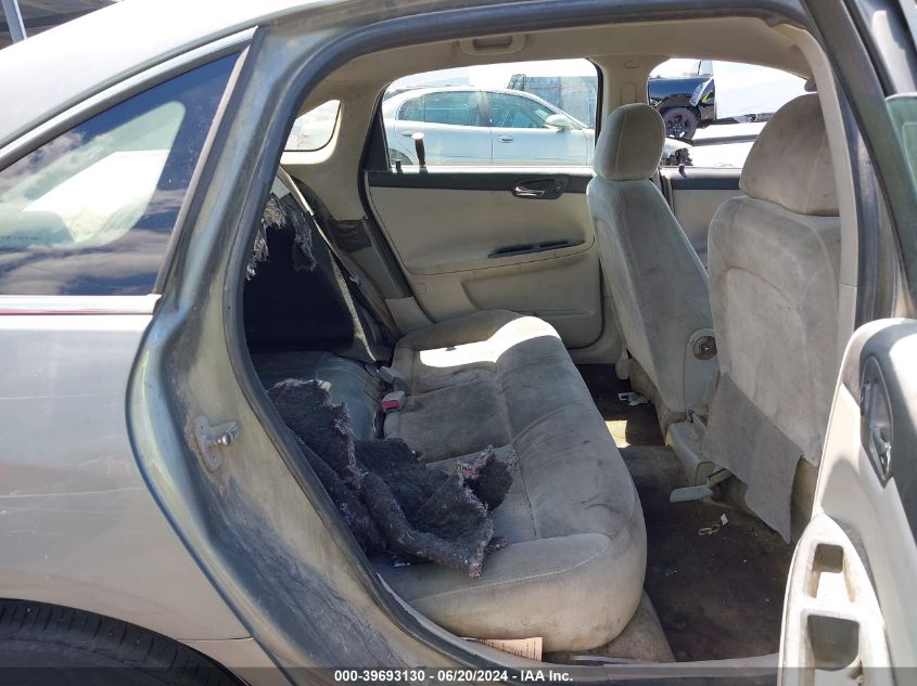 2008 Chevrolet Impala Lt VIN: 2G1WT55N481289198 Lot: 39693130