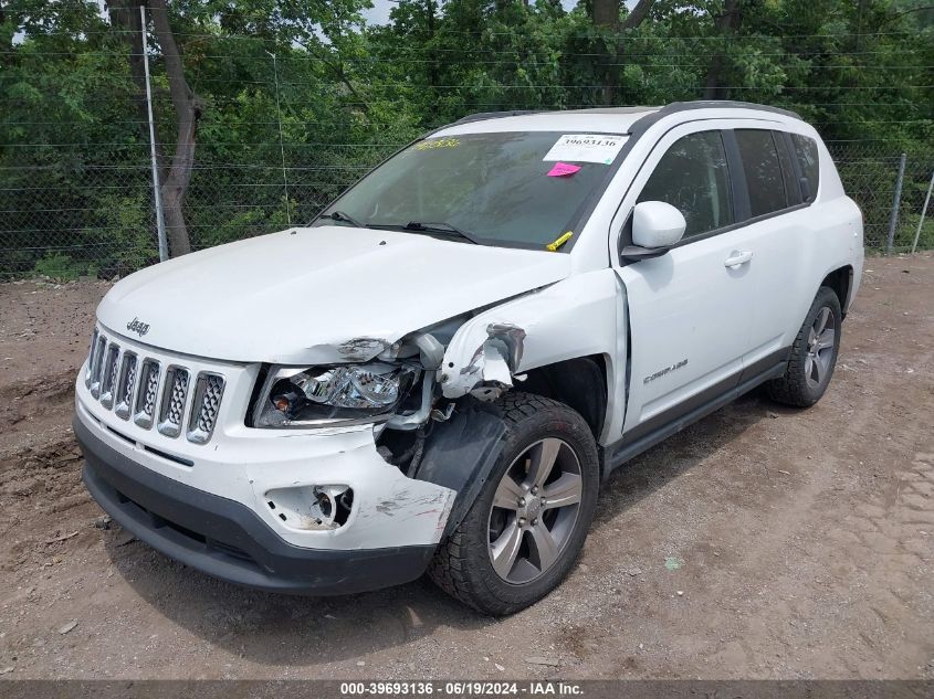 2017 Jeep Compass Latitude VIN: 1C4NJDEB2HD128751 Lot: 39693136