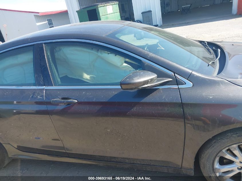 2016 Chrysler 200 Lx VIN: 1C3CCCFB9GN195418 Lot: 39693165