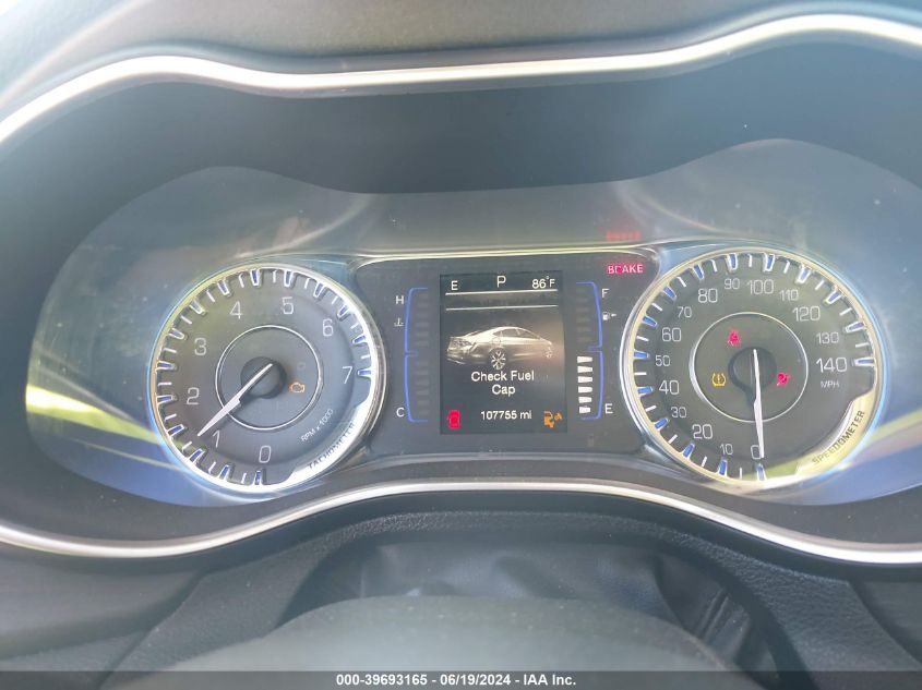 2016 Chrysler 200 Lx VIN: 1C3CCCFB9GN195418 Lot: 39693165