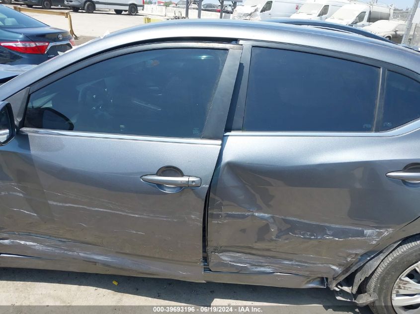 2020 Nissan Sentra S Xtronic Cvt VIN: 3N1AB8BV2LY301257 Lot: 39693196