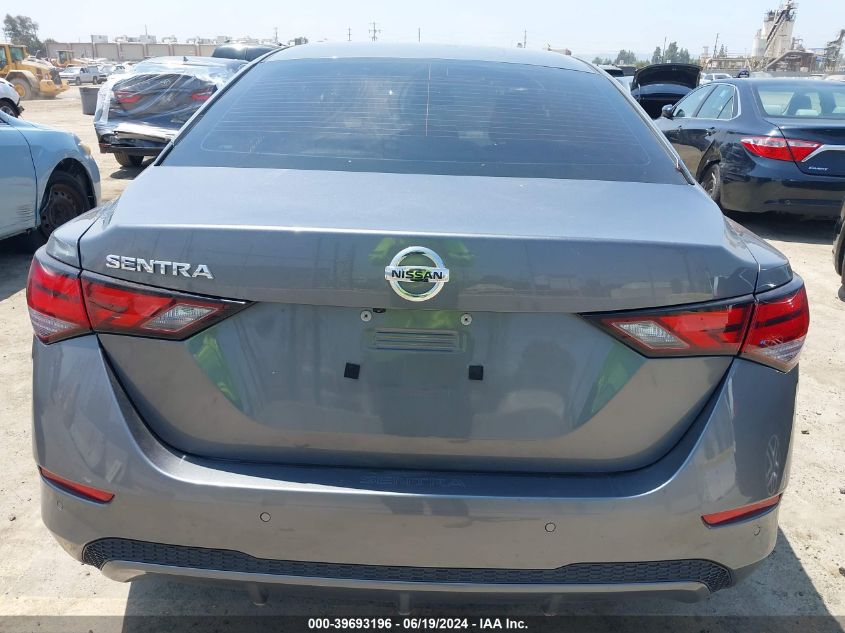 2020 Nissan Sentra S Xtronic Cvt VIN: 3N1AB8BV2LY301257 Lot: 39693196